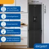 Exquisit Kühl-Gefrierkombination KGC5320-95-E-WS-040C Produktbild-Vorschau 3