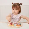 VIGA PolarB Holzzahnräder Montessori Lernpuzzle Bunt Produktbild-Vorschau 4