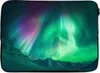 MuchoWow® Laptop Hülle 14 ZollNordlichter - Alaska - Berge Produktbild-Vorschau 1