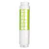 A white and green water filter cartridge with instructional icons on a white background. Produktbild-Vorschau