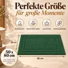 Mata łazienkowa frotte 700 g/m²  50 x 80 cm ciemnozielona Podgląd zdjęcia produktu 3