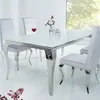 Barock Design Esstisch MODERN BAROCK 180cm weiß Edelstahl Produktbild-Vorschau 9