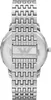 The back of a silver watch with a metal band. Náhled obrázku produktu