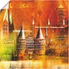 ARTland Poster Lübeck Hansestadt Collage 04 Größe: 70x70 cm Produktbild-Vorschau 1
