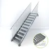 Stahltreppe 11 Stufen bis Höhe 220 cm, Laufbreite : 80 cm Produktbild-Vorschau 2