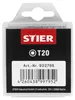 STIER TORX-Bit-Großpackung, 50 Bits, T 20, 25 mm Länge, Produktbild-Vorschau 1