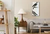 Leinwand Uhr Küche Wohnzimmer Bild 30x60 Zeichnen von Produktbild-Vorschau 3