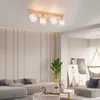 ZMH faretto da soffitto 4 fiamme plafoniera legno LED Anteprima dell’immagine prodotto 9