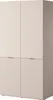 Drehtürenschrank, Falttürenschrank 2-türig Schrank mit Produktbild-Vorschau 5