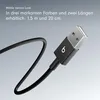 Apple Beats, 1,5 m, USB A, USB C, USB 2.0, Schwarz Produktbild-Vorschau 7