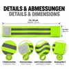PRECORN Reflektorband Kinder 4er Set 33 x 5 cm Neon – Produktbild-Vorschau 6