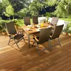 Klappsessel Gartenstuhl Davenport II Braun mit Produktbild-Vorschau 2