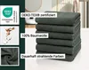 6er Set Handtücher, 50x100 cm, 100% Baumwolle, dunkelgrau Produktbild-Vorschau 5