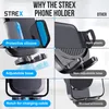 Strex Support de téléphone pour voiture - Pare-brise - Voir les images du produit 4