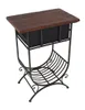 Beistelltisch "Country-Style" aus Holz & Metall, braun, im Produktbild-Vorschau 4