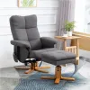HOMCOM Relaxsessel Massagesessel mit Fußhocker Produktbild-Vorschau 12