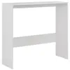 barový stůl vidaXL se 2 deskami bílý 130x40x120 cm Náhled obrázku produktu 6