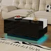 Couchtisch mit LED-Beleuchtung, ausziehbarer Tischplatte, Produktbild-Vorschau 2