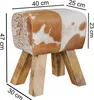 A product shot of a stool with dimensions indicated. Produktbild-Vorschau