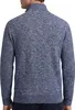 Gant Baumwolle Half-Zip-Pullover blau meliert normale Produktbild-Vorschau 2