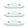 S'AFIELINA Glasregal Duschablage Glas Eckregal 6mm Hartglas Produktbild-Vorschau 1