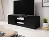 Televizní stolek s LED osvětlením KIKUKO - černý Náhled obrázku produktu 1