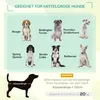 PawHut Haustierbett mit Baldachin Erhöhtes Hundebett Produktbild-Vorschau 4