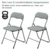 Bardi 2er-Set Klappstühle – Belastbarkeit: 100 kg – Für Produktbild-Vorschau 2
