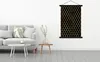 MuchoWow® Textilposter Muster - Sechseck - Gold 120x180 cm Produktbild-Vorschau 3