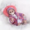 40cm realistické reborn panenky dívky silikonové vinylové Náhled obrázku produktu 5