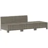The Living Store 3-tlg. Garten-Lounge-Set mit Kissen Grau Produktbild-Vorschau 4