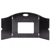 A black wooden frame with a central rectangular opening, designed to be used as a theater stage for picture cards. Náhľad obrázku produktu