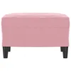vidaXL Podnožka růžová 60x50x41 cm Velvet Náhled obrázku produktu 3