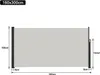 XMTECH 160x300cm Seitenmarkise Single-Seitenmarkise Produktbild-Vorschau 2