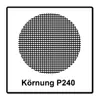 Mirka ABRANET Schleifscheiben Grip Ø 77mm Durchmesser P240 Produktbild-Vorschau 3