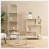 Curvy Konsole 2 Regale helles Holz Produktbild-Vorschau 2