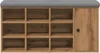 Schuhbank Artisan-Eiche 102x32x50 cm Holzwerkstoff Produktbild-Vorschau 4