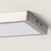 LED-Deckenleuchte 18W Eckig Metall 225x225 mm Silber 4000K Produktbild-Vorschau 2