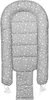JUKKI® Baby Nestchen 5tlg MINKY SET für Neugeborene [Grey Produktbild-Vorschau 10