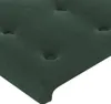 vidaXL Čelá postele tmavozelené 144 x 5 x 78/88 cm, zamat Náhľad obrázku produktu 4