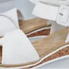 Rieker Damen Keil-Sandaletten Weiß Voir les images du produit 42