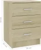 vidaXL Szafki nocne 2 szt. dąb sonoma 38x35x56 cm Materiał Podgląd zdjęcia produktu 14