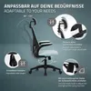 A marketing image of an ergonomic office chair with various features highlighted by text and close-up insets. Náhľad obrázku produktu