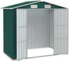 vidaXL Szopa ogrodowa zielona 205x129x183 cm stal Podgląd zdjęcia produktu 9