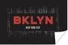 MuchoWow® Poster New York - Brooklyn - Schwarz 30x20 cm - Produktbild-Vorschau 1