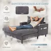 LVHOM Schlafsofa mit LED & USB, Chaiselongue mit Produktbild-Vorschau 6