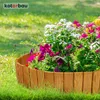 KOTARBAU® Bordure Jardin Exterieur Bois 200 x 10 cm Cloture Voir les images du produit 2