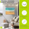 ARTland Wandbild Alu für Innen & Outdoor Herzen im Sand Produktbild-Vorschau 3