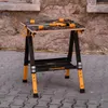 CRAFTMAKER S20 2-in-1 Arbeitstisch & Sägebock | Klappbar & Produktbild-Vorschau 12