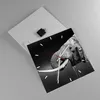 Wanduhr - Quadrat - Glasuhr - Elefant Stoßzahn Natur - Produktbild-Vorschau 2